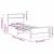 Cadru de pat cu headboard Alb 90 x 200 cm Lemn masiv de pin GartenMobel Dekor