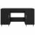 Birou cu raft Stejar negru 140 x 50 x 75 cm Lemn compozit GartenMobel Dekor