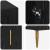 Birou cu raft Stejar negru 140 x 50 x 75 cm Lemn compozit GartenMobel Dekor