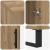 Birou cu raft stejar artizanal 140 x 50 x 75 cm Lemn compozit GartenMobel Dekor