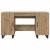 Birou cu raft stejar artizanal 140 x 50 x 75 cm Lemn compozit GartenMobel Dekor