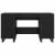 Birou cu raft Stejar negru 140 x 50 x 75 cm Lemn compozit GartenMobel Dekor