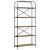 Raft pentru cărți Stejar afumat 80 x 30 x 183 cm Lemn compozit GartenMobel Dekor