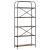 Raft pentru cărți Stejar afumat 80 x 30 x 183 cm Lemn compozit GartenMobel Dekor