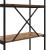 Raft pentru cărți Lemn vechi 80 x 30 x 183 cm Lemn compozit GartenMobel Dekor