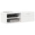 Cabinet TV cu sertar Alb 100.5 x 39 x 30 cm Lemn compozit GartenMobel Dekor
