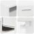 Cabinet TV cu sertar Alb 100.5 x 39 x 30 cm Lemn compozit GartenMobel Dekor