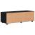 Cabinet TV cu sertar Negru 100.5 x 39 x 30 cm Lemn compozit GartenMobel Dekor