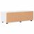 Cabinet TV cu sertar Gri beton 100.5 x 39 x 30 cm Lemn compozit GartenMobel Dekor