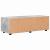 Cabinet TV Alb foarte lucios 100.5 x 39 x 30 cm Lemn compozit GartenMobel Dekor