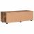 Cabinet TV Stejar afumat 100.5 x 39 x 30 cm Lemn compozit GartenMobel Dekor