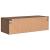 Cabinet TV cu raft Stejar brun 100.5 x 39 x 30 cm Lemn compozit GartenMobel Dekor