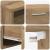 Cabinet TV stejar artizanal 100.5 x 39 x 30 cm Lemn compozit GartenMobel Dekor
