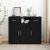 Bufet cu sertar cu ușă Negru 88.5 x 30.5 x 73 cm Lemn compozit GartenMobel Dekor