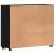 Bufet cu sertar cu ușă Negru 88.5 x 30.5 x 73 cm Lemn compozit GartenMobel Dekor