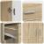 Bufet cu sertar Stejar sonoma 88.5 x 30.5 x 73 cm Lemn compozit GartenMobel Dekor