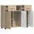 Bufet cu sertar Stejar sonoma 88.5 x 30.5 x 73 cm Lemn compozit GartenMobel Dekor