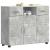 Bufet cu sertar Gri beton 88.5 x 30.5 x 73 cm Lemn compozit GartenMobel Dekor