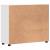 Bufet Alb foarte lucios 88.5 x 30.5 x 73 cm Lemn compozit GartenMobel Dekor