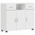 Bufet Alb foarte lucios 88.5 x 30.5 x 73 cm Lemn compozit GartenMobel Dekor