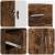 Bufet cu sertar Stejar afumat 88.5 x 30.5 x 73 cm Lemn compozit GartenMobel Dekor