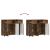 Bufet cu sertar Stejar afumat 88.5 x 30.5 x 73 cm Lemn compozit GartenMobel Dekor