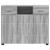 Bufet cu sertar sonoma gri 88.5 x 30.5 x 73 cm Lemn compozit GartenMobel Dekor