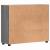 Bufet cu sertar sonoma gri 88.5 x 30.5 x 73 cm Lemn compozit GartenMobel Dekor