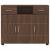 Bufet cu sertar Stejar brun 88.5 x 30.5 x 73 cm Lemn compozit GartenMobel Dekor