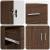 Bufet cu sertar Stejar brun 88.5 x 30.5 x 73 cm Lemn compozit GartenMobel Dekor