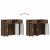 Bufet cu sertar Stejar brun 88.5 x 30.5 x 73 cm Lemn compozit GartenMobel Dekor