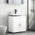 Cabinet pentru chiuvetă de baie cu ușă Alb 60 x 34 x 63 cm GartenMobel Dekor