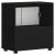 Cabinet pentru chiuvetă de baie cu ușă Negru 60 x 34 x 63 cm GartenMobel Dekor
