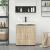 Cabinet pentru chiuvetă de baie Stejar sonoma 60 x 34 x 63 cm GartenMobel Dekor