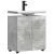 Cabinet pentru chiuvetă de baie Gri beton 60 x 34 x 63 cm GartenMobel Dekor