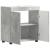 Cabinet pentru chiuvetă de baie Gri beton 60 x 34 x 63 cm GartenMobel Dekor