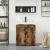 Cabinet pentru chiuvetă de baie Stejar afumat 60 x 34 x 63 cm GartenMobel Dekor