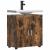 Cabinet pentru chiuvetă de baie Stejar afumat 60 x 34 x 63 cm GartenMobel Dekor