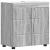 Cabinet pentru chiuvetă de baie sonoma gri 60 x 34 x 63 cm GartenMobel Dekor