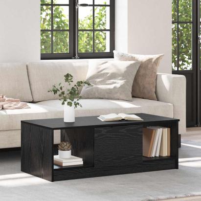 Masă de cafea Stejar negru 100 x 50 x 36 cm Lemn compozit GartenMobel Dekor