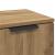 Bufet stejar artizanal 30 x 30 x 70 cm Lemn compozit GartenMobel Dekor