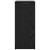 Bufet Stejar negru 30 x 30 x 70 cm Lemn compozit GartenMobel Dekor