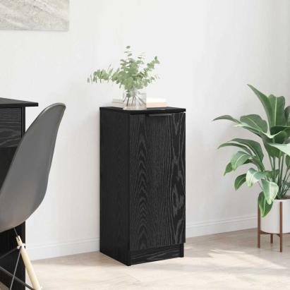 Bufet Stejar negru 30 x 30 x 70 cm Lemn compozit GartenMobel Dekor