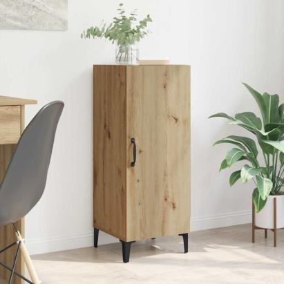 Bufet stejar artizanal 34.5 x 34 x 90 cm Lemn compozit GartenMobel Dekor