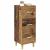 Bufet cu sertar Lemn vechi 34.5 x 34 x 90 cm Lemn compozit GartenMobel Dekor