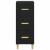 Bufet cu sertar Stejar negru 34.5 x 34 x 90 cm Lemn compozit GartenMobel Dekor