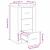 Bufet cu sertar Lemn vechi 40 x 33 x 70 cm Lemn compozit GartenMobel Dekor