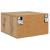 Dulap de noapte stejar artizanal 35 x 35 x 20 cm Lemn compozit GartenMobel Dekor