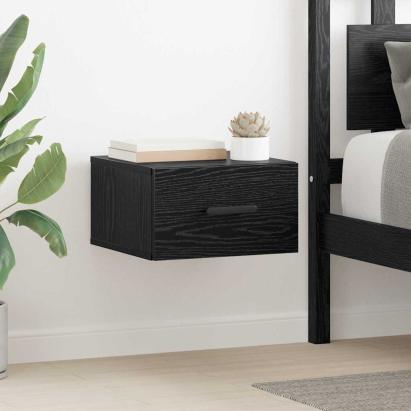 Dulap de noapte Stejar negru 35 x 35 x 20 cm Lemn compozit GartenMobel Dekor