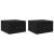 Dulap de noapte Pe perete 2 pcs Stejar negru 35 x 35 x 20 cm GartenMobel Dekor